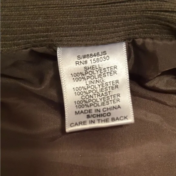 Love Tree Quilted Khaki Puffer Jacket - Picture 14 of 15